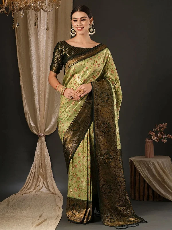 Saree Mall Women's Blend Green Woven Design Designer Saree With Blouse Piece-YARYA103 Embroidered Cotton Blouse Saree Mall Women's Blend Green Woven Design Designer Saree With Blouse Piece-YARYA103 Embroidered Cotton Blouse