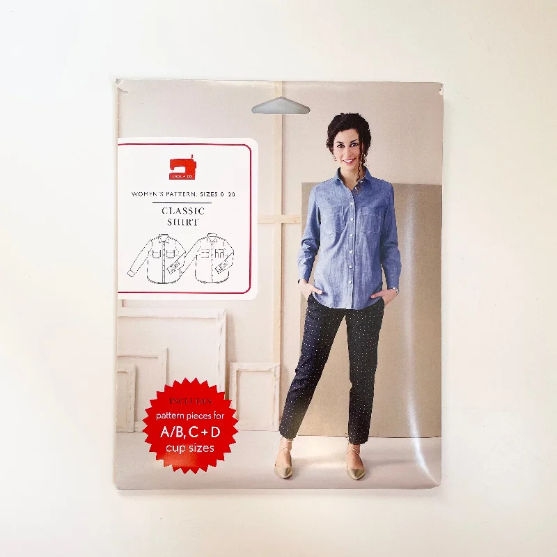 Liesl + Co : Classic Shirt-- Satin Blend Silk Blend Wool Blend