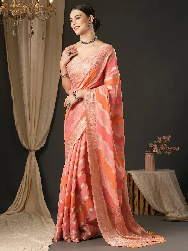Saree Mall Women's Georgette Pink Woven Design Designer Saree With Blouse Piece-ARYA1701 Cotton Casual Blouse Saree Mall Women's Georgette Pink Woven Design Designer Saree With Blouse Piece-ARYA1701 Cotton Casual Blouse