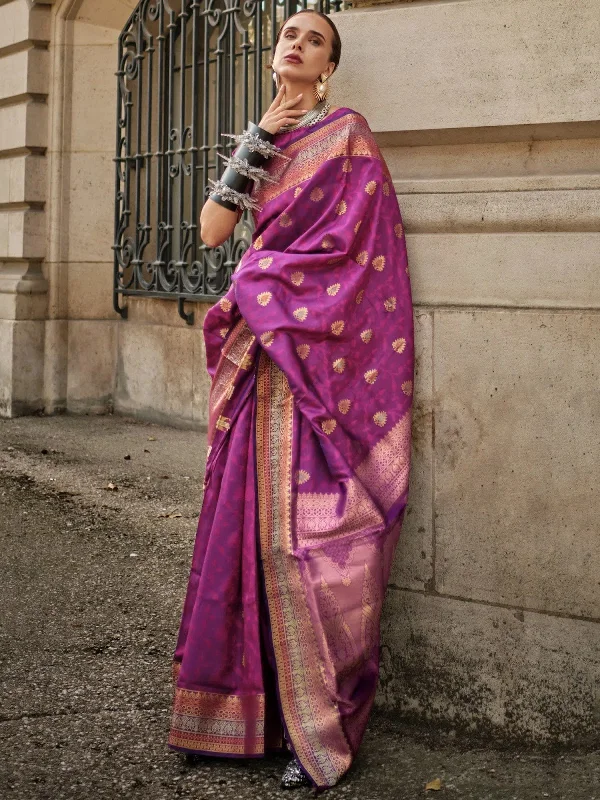 Saree Mall Women's Soft Purple Woven Design Designer Saree With Blouse Piece-KAVLI350005 Casual Stripe Blouse Saree Mall Women's Soft Purple Woven Design Designer Saree With Blouse Piece-KAVLI350005 Casual Stripe Blouse
