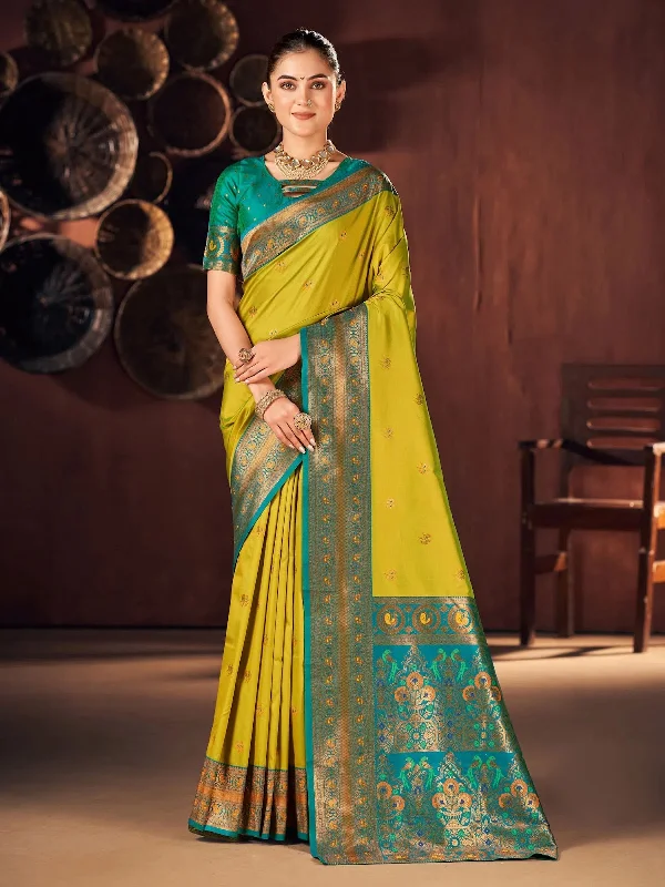 Saree Mall Women's Blend Teal Blue Woven Design Designer Saree With Blouse Piece-ERAVTI61506 Asymmetric Hem Blouse Saree Mall Women's Blend Teal Blue Woven Design Designer Saree With Blouse Piece-ERAVTI61506 Asymmetric Hem Blouse