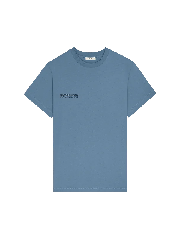Womens 365 Midweight T-shirt—indigo blue-- Chenille Blend Fleece Blend Nylon Blend