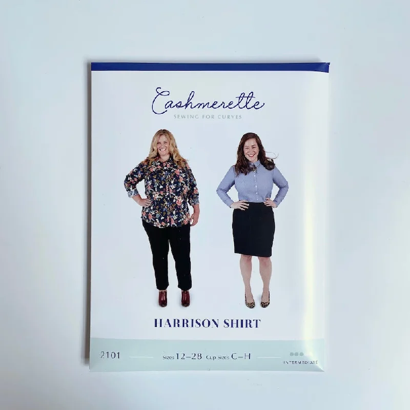Cashmerette Patterns : Harrison Shirt-- Fitted T-Shirt Seamless Stretchy