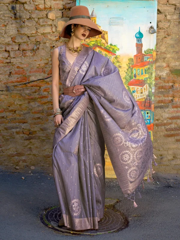 Saree Mall Women's Blend Violet Woven Design Designer Saree With Blouse Piece-KAIA354006 Drape Neck Blouse Saree Mall Women's Blend Violet Woven Design Designer Saree With Blouse Piece-KAIA354006 Drape Neck Blouse