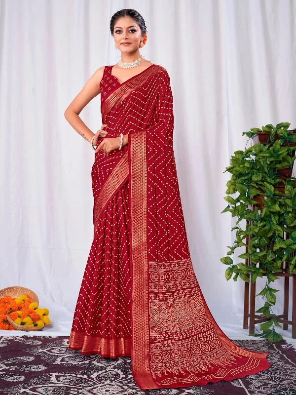 Saree Mall Women's Dola Maroon Printed Designer Saree With Blouse Piece-UNVRSE06A Oversized Silk Blouse Saree Mall Women's Dola Maroon Printed Designer Saree With Blouse Piece-UNVRSE06A Oversized Silk Blouse