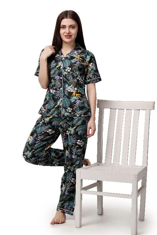 Floral Print Women Shirt & Pyjama Set – 100% Viscose-- Jersey Fabric Tulle Fabric Batik Fabric Floral Print Women Shirt & Pyjama Set – 100% Viscose-- Jersey Fabric Tulle Fabric Batik Fabric