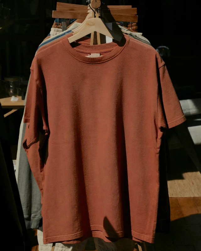 Cotton T-Shirt | Cutch & Madder Hand-dyed-- Anti-Shrink Durable Soft