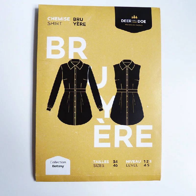 Deer & Doe Patterns : Bruyere Shirt-- Welt Pockets Slit Pockets