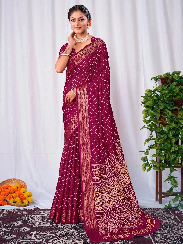 Saree Mall Women's Dola Purple Printed Designer Saree With Blouse Piece-UNVRSE07D Loose Oversized Blouse Saree Mall Women's Dola Purple Printed Designer Saree With Blouse Piece-UNVRSE07D Loose Oversized Blouse