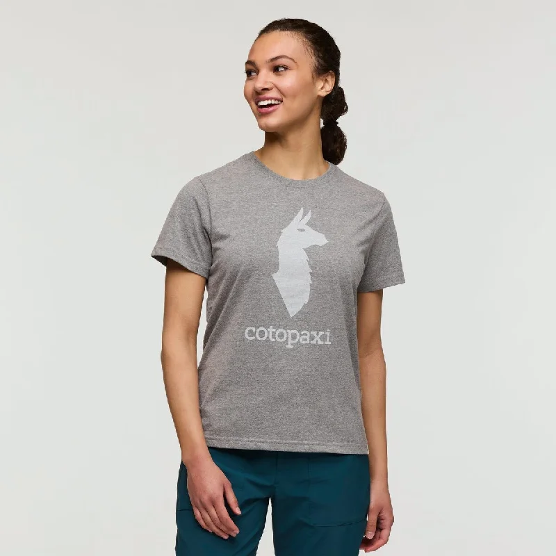 Cotopaxi Llama T-shirt - Womens-- Satin Fabric Silk Fabric Chiffon Fabric