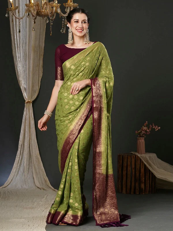 Saree Mall Women's Georgette Light Green Woven Design Designer Saree With Blouse Piece-36ALEKHA3604 Soft Modal Blouse Saree Mall Women's Georgette Light Green Woven Design Designer Saree With Blouse Piece-36ALEKHA3604 Soft Modal Blouse