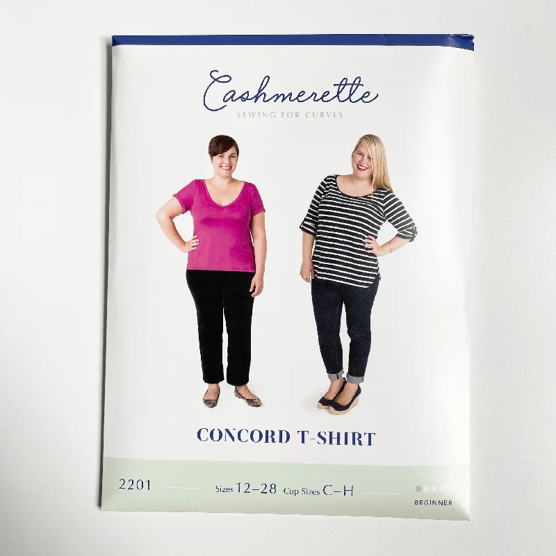 Cashmerette Patterns : Concord Shirt-- Boxy Fit Fitted Loose