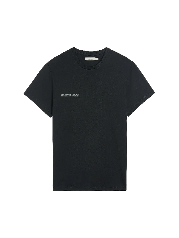 Womens 365 Midweight T-shirt—Black-- Rayon Velvet Corduroy