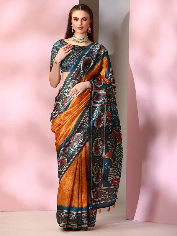 Saree Mall Women's Blend Teal Blue Printed Designer Saree With Blouse Piece-SOFIA2007 Elegant Peplum Blouse Saree Mall Women's Blend Teal Blue Printed Designer Saree With Blouse Piece-SOFIA2007 Elegant Peplum Blouse