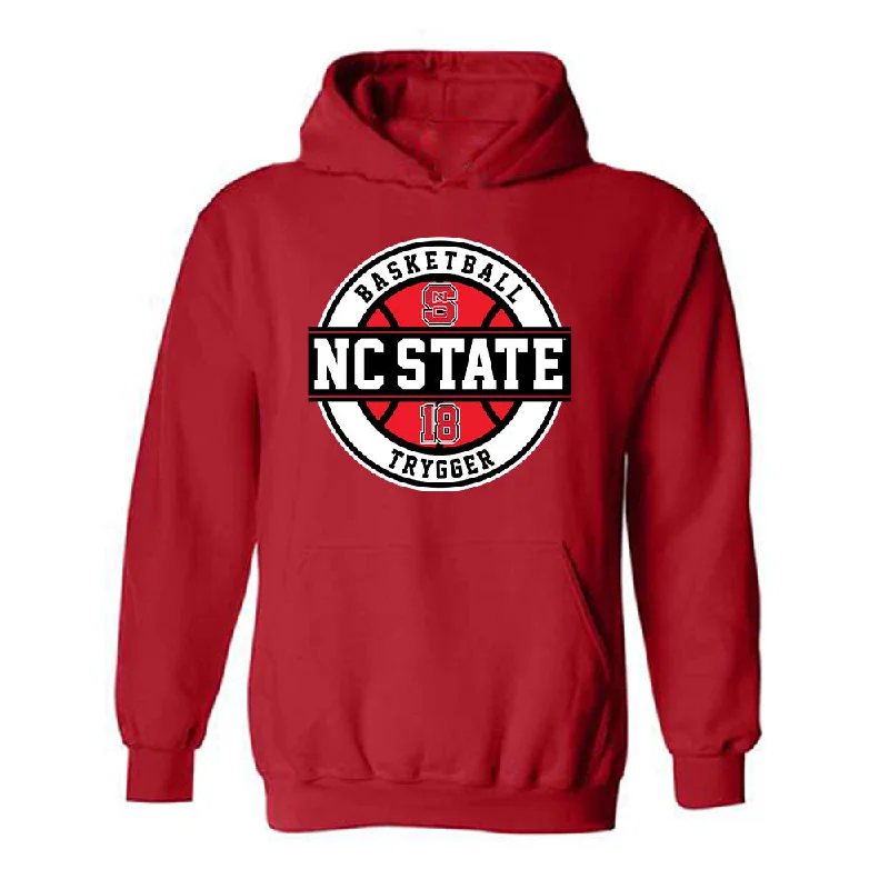 NC State - NCAA Women's Basketball : Tilda Trygger - Classic Fashion Shersey Hooded Sweatshirt Hoodie with Crew Neck Simple Timeless