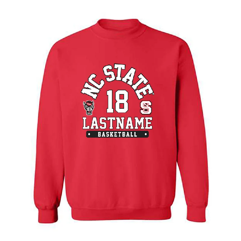NC State - NCAA Women's Basketball : Tilda Trygger - Fashion Shersey Crewneck Sweatshirt Hoodie with Rolled Sleeves Casual Relaxed