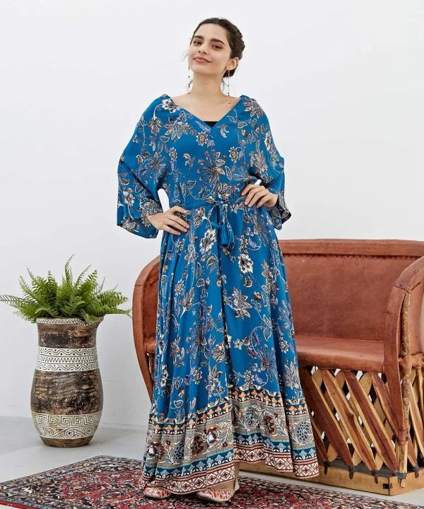 Vintage Like Floral Dress Tunics Seasonal trendy