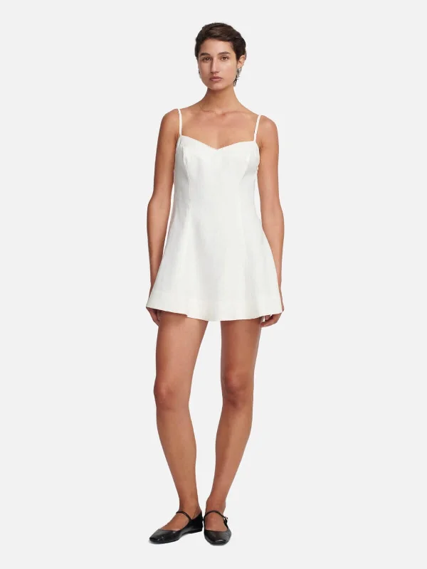 Lucy Mini Dress - Ivory Cozy Jersey Mini Dress