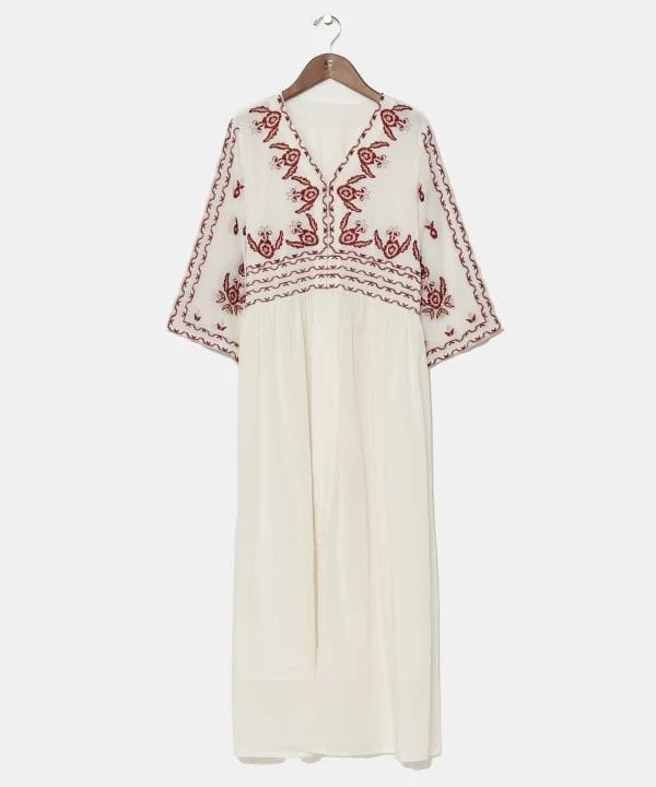 Cotton Rayon Embroidery Dress Tunics Fleece cozy