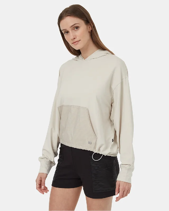SoftTerry Light Bungie Cord Hoodie Hoodie with Hem Ribbing Snug Secure