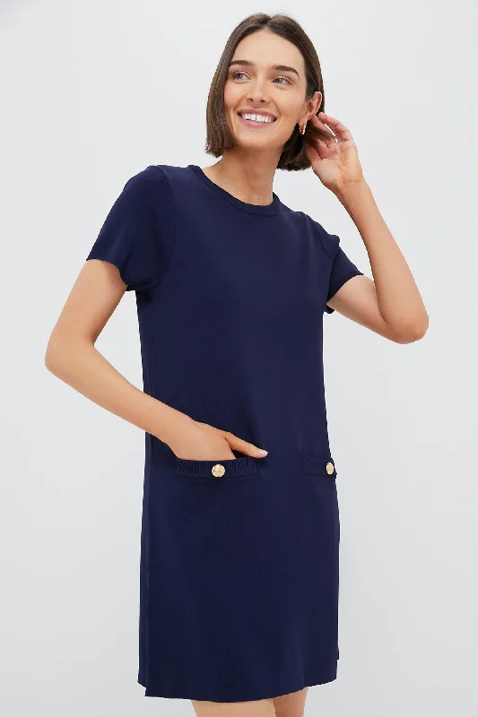 Navy Jessica Dress Tunics Fall fleece