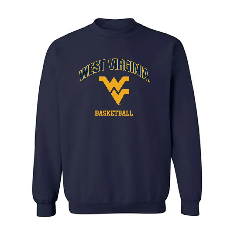 West Virginia - NCAA Women's Basketball : Sydney Shaw - Fashion Shersey Crewneck Sweatshirt Hoodie with Gradient Ombre Colorful