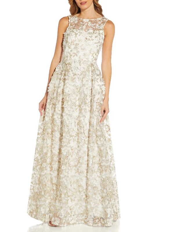 Womens Metallic Maxi Evening Dress Tunics Versatile stylish