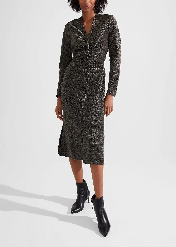 Hatty Jersey Dress 0223/5014/9845l00 Gold Tunics Timeless classic