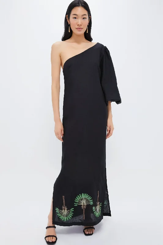 Black Keeri Dress Tunics Sophisticated sleek