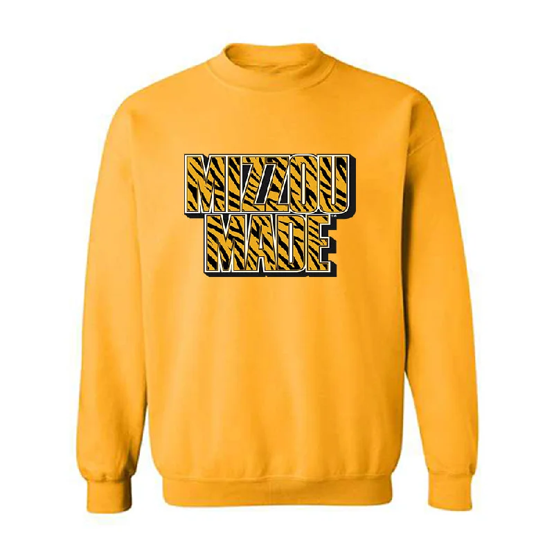 Missouri - NCAA Women's Basketball : Londyn Oliphant - Crewneck Sweatshirt Hoodie with Snap Buttons Easy Quick