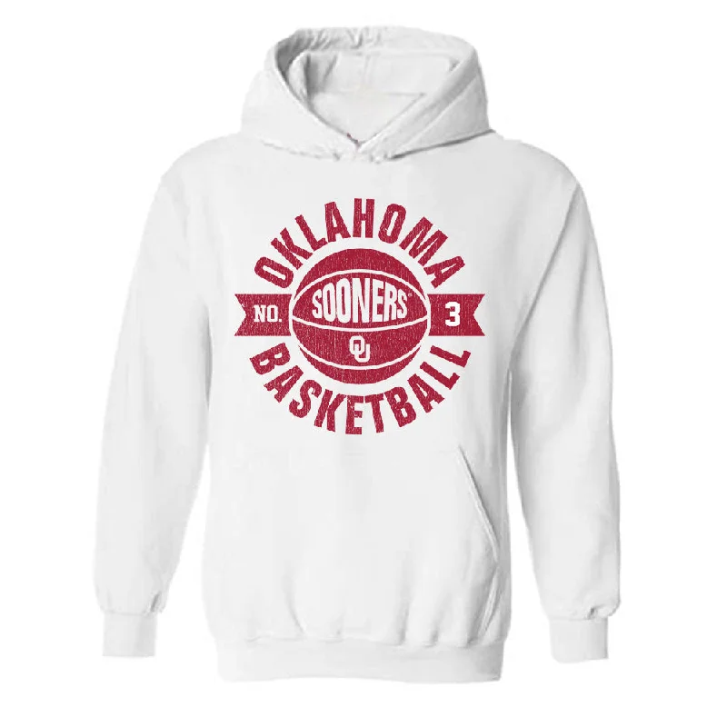 Oklahoma - NCAA Women's Basketball : Zya Vann - Sports Shersey Hooded Sweatshirt Hoodie with Half-Zip Sporty Casual