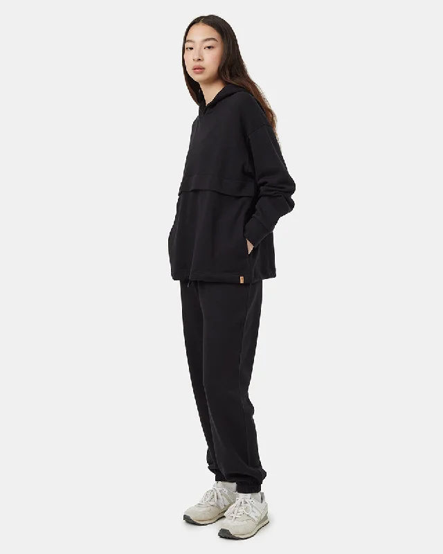 TreeTerry Seamed Hoodie Hoodie with Hidden Zipper Minimalist Clean
