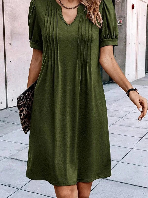 Summer Mini Dress Comfortable Fit-and-Flare Mini Dress