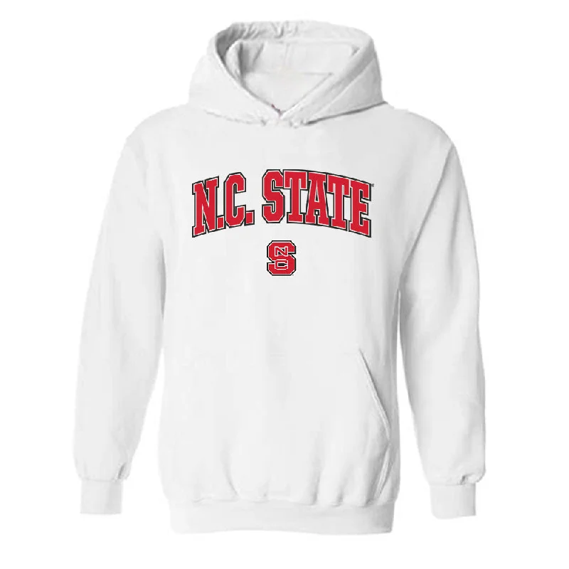 NC State - NCAA Women's Basketball : Tilda Trygger - Generic Shersey Hooded Sweatshirt Hoodie with Bell Sleeves Flared Feminine
