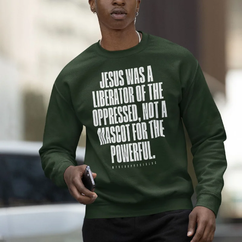 Liberator of the Oppressed | Unisex Sweatshirt Hoodie with Ribbed Hem Stretchable Secure