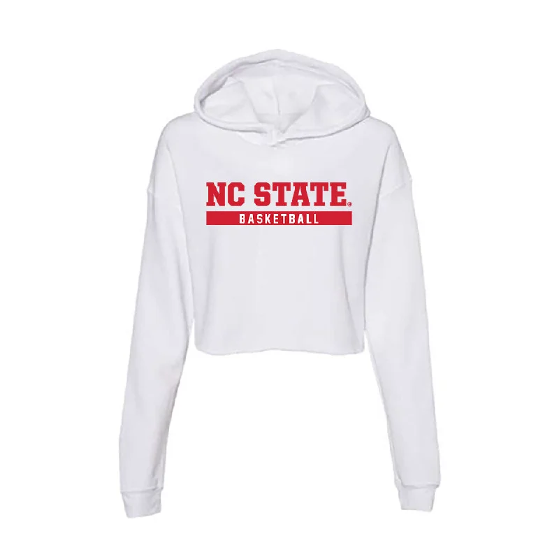 NC State - NCAA Women's Basketball : Tilda Trygger - Women's Crop Fleece Hoodie Hoodie with Cropped Fit Short Trendy