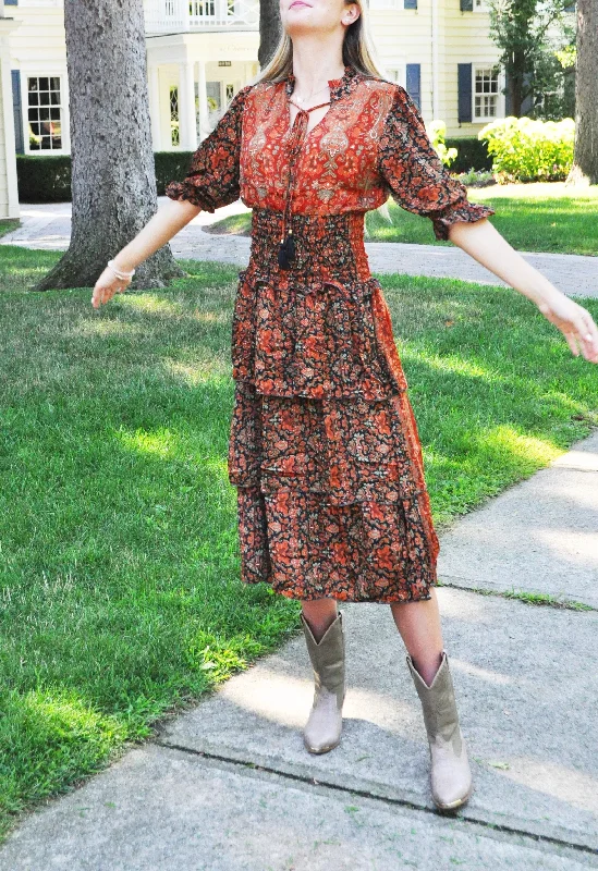Serendipity Smocked Corset Dress - Upcycled - Wholesale Tunics Favorite customer