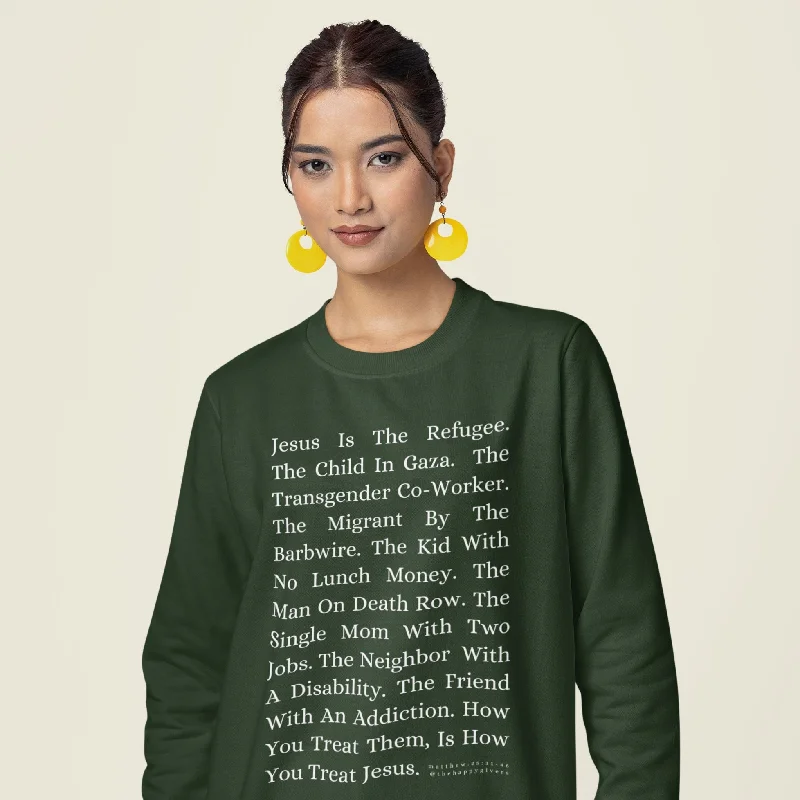 Matthew 25 | Unisex Sweatshirt... Hoodie with Drawstring Waist Adjustable Fitted