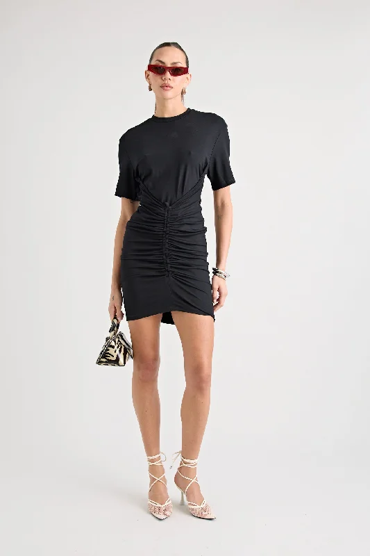 ANGELLO MINI DRESS | BLACK Classic Casual Mini Dress