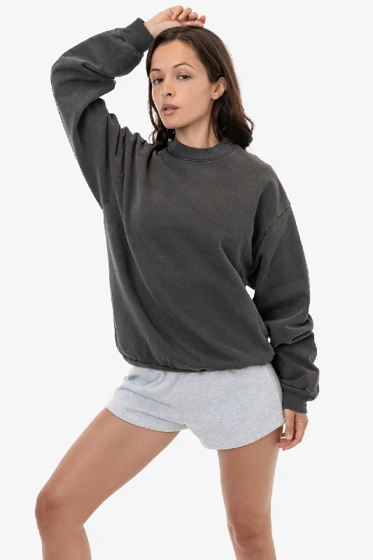 HF07 - Heavy Fleece Crewneck Sweatshirts (Pigment Dye) Hoodie with Pastel Soft Subtle