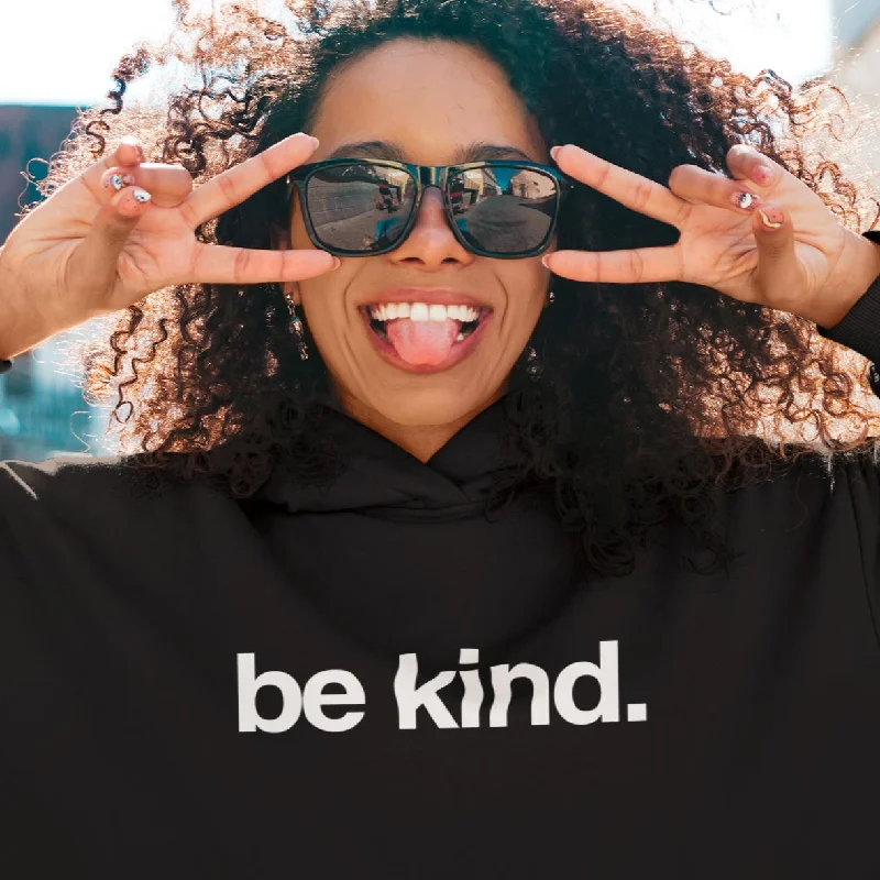 Be Kind | Unisex Hoodie Hoodie with Zipper Placket Modern Functional