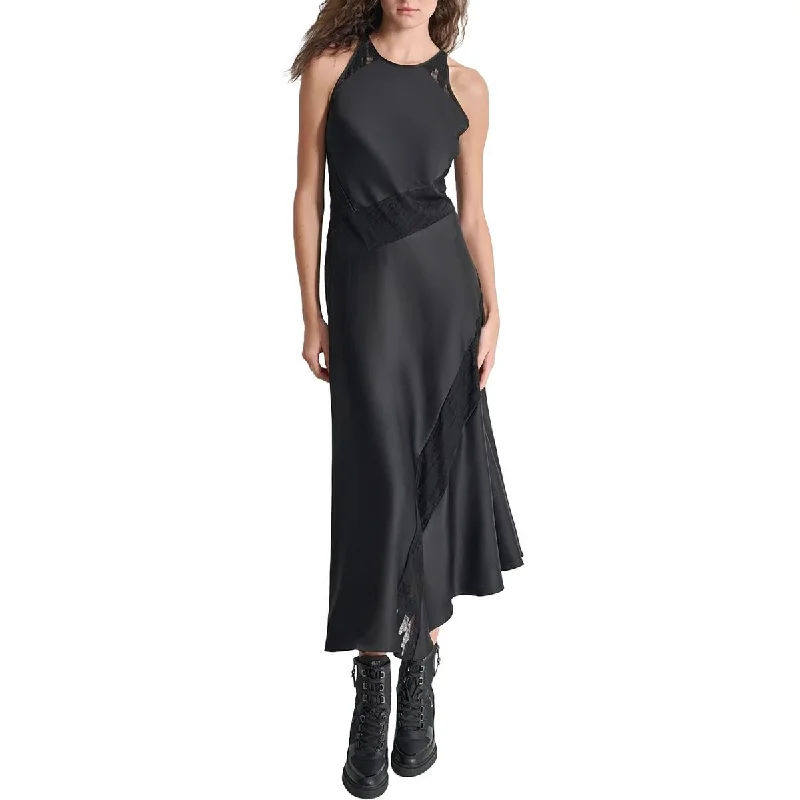 Womens Drapey Satin Evening Dress Tunics Essential wardrobe