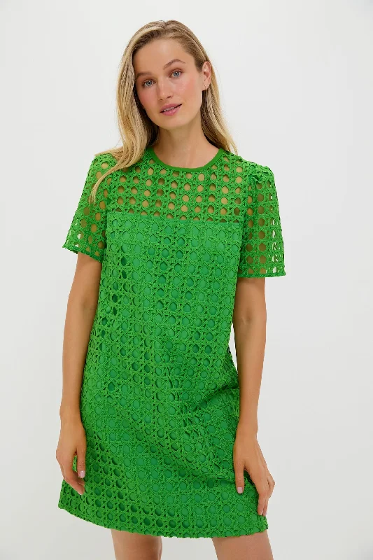 Green Cane Lace Janelle Dress Tunics Long Elegant