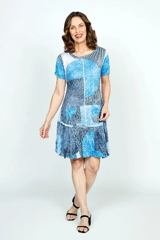 Top LIgne Colorblock Dress Tunics Essential wardrobe