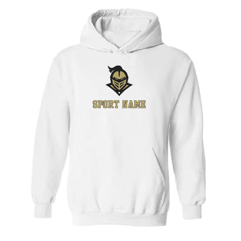 Central Florida - NCAA Women's Basketball : Lucie Castagne - Classic Shersey Hooded Sweatshirt Hoodie with Earth Tones Natural Calm