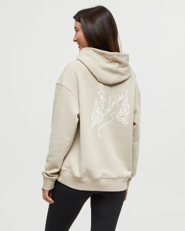 Snowy Trees Hoodie Hoodie with Reflective Safety Nightwear