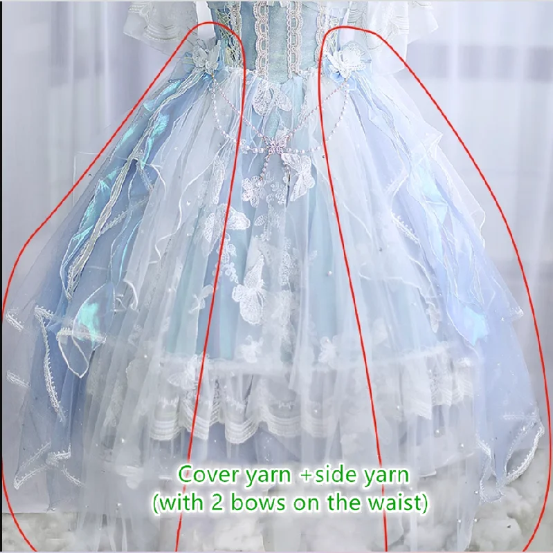 cover yarn only (without side yarn)