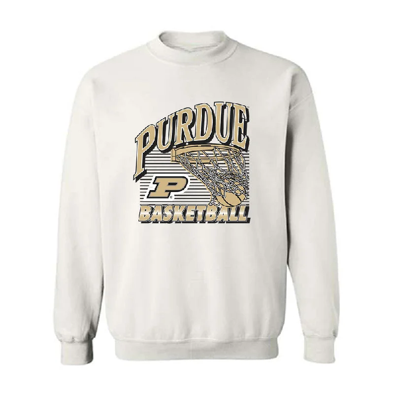 Purdue - NCAA Women's Basketball : Alaina Harper - Crewneck Sweatshirt Hoodie with Drawcord Adjustable Secure