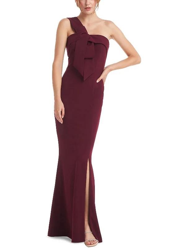 Womens Bow Maxi Evening Dress Tunics Cozy comfortable