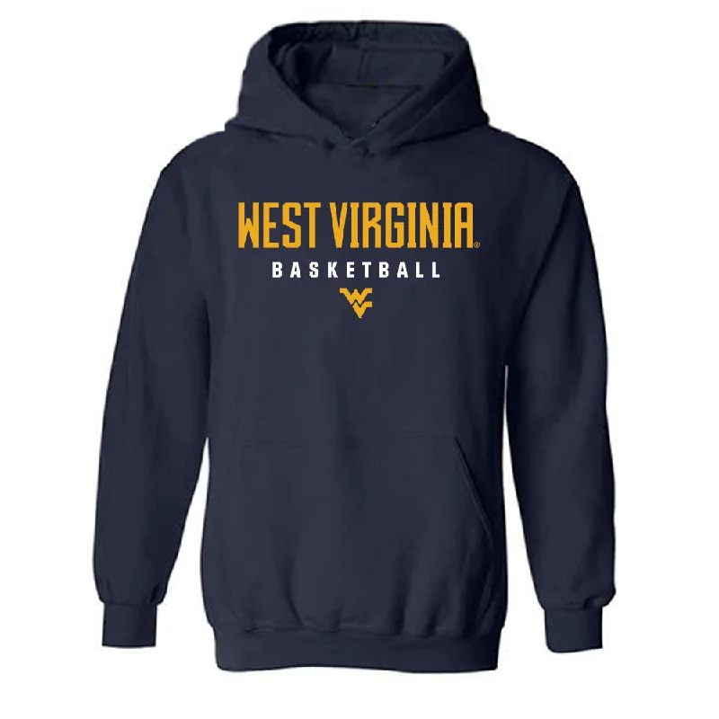 West Virginia - NCAA Women's Basketball : Sydney Shaw - Classic Shersey Hooded Sweatshirt Hoodie with Lining Warm Insulated